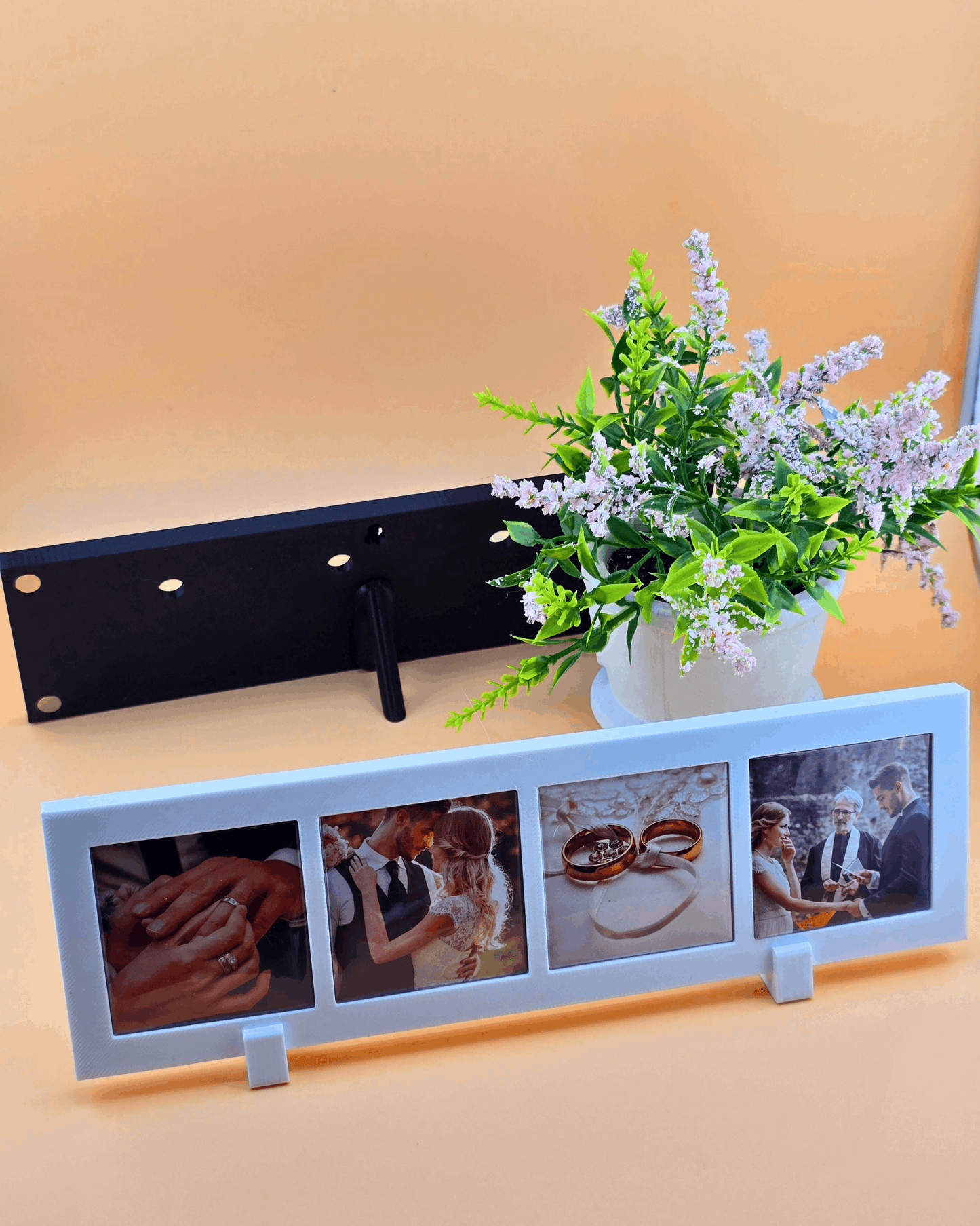 Magnetic Display Frame: Holds 4 Square Magnets