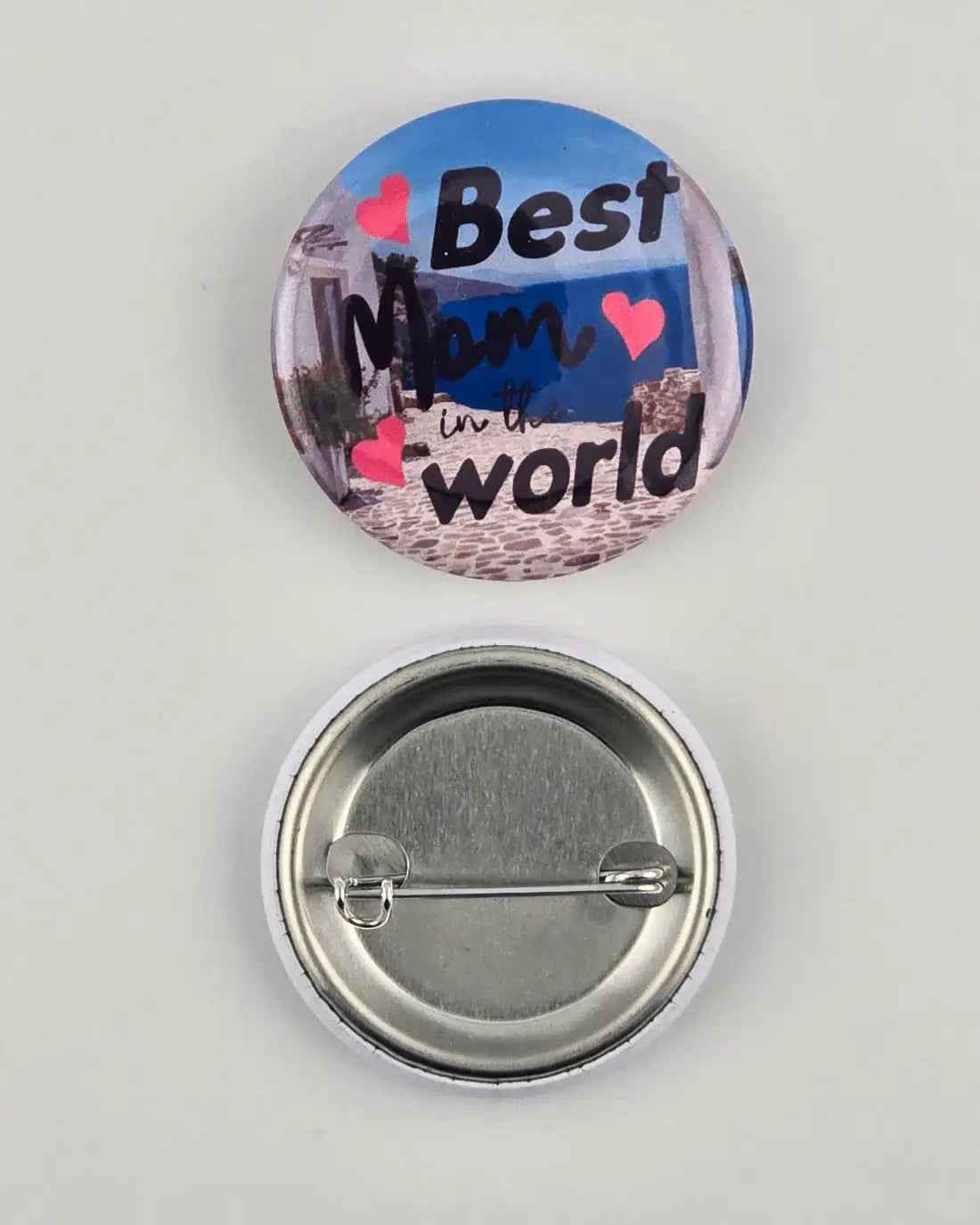 Round Premium "Mothers day" Pin - 1.5"