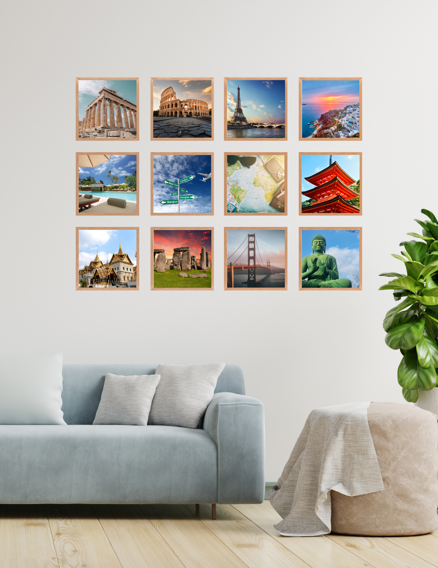 12x12 MagFrames – Magnetic Peel & Stick Photo Frame for Gallery Walls & Home Decor