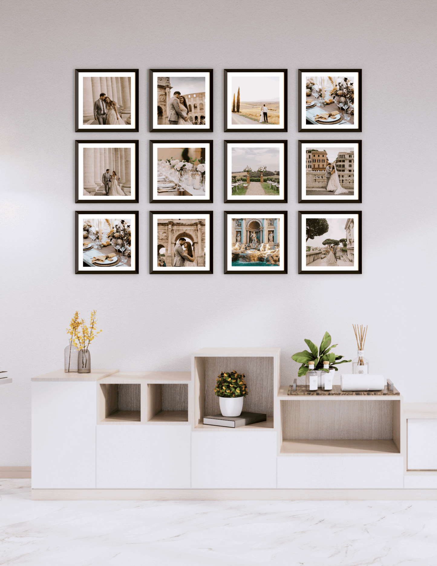 12x12 MagFrames – Magnetic Peel & Stick Photo Frame for Gallery Walls & Home Decor