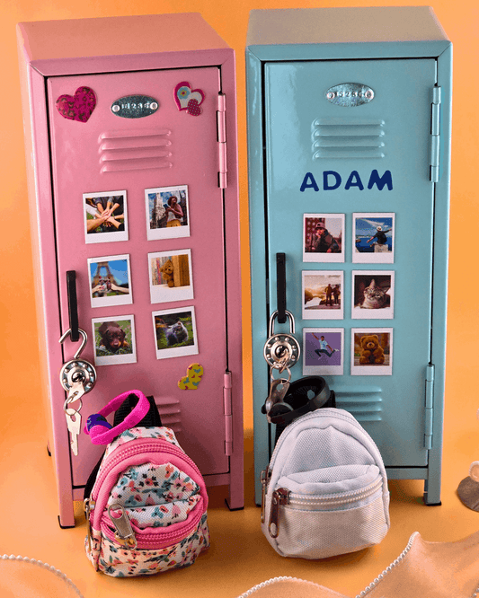 Mini Retro Style Metal Locker