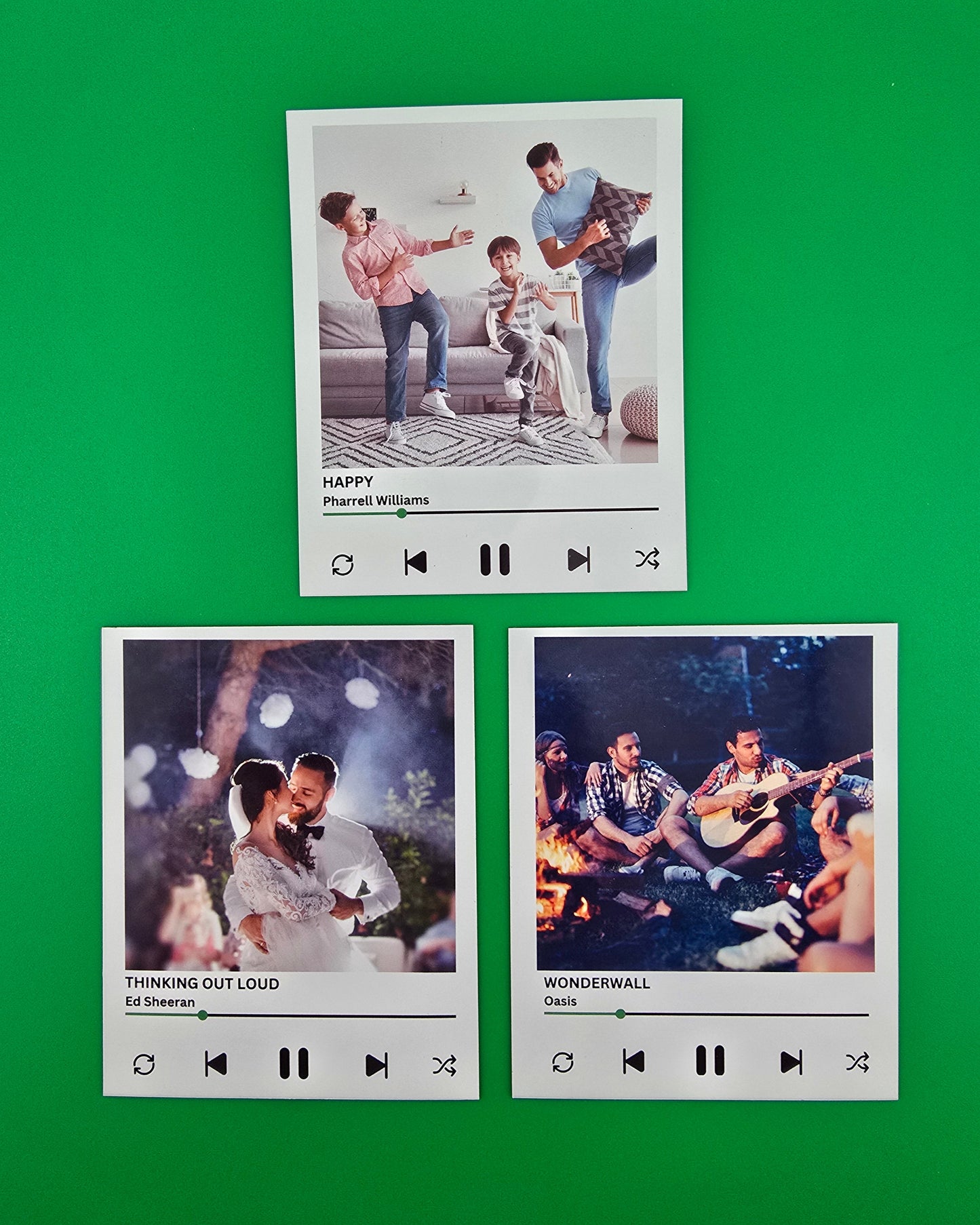 "NFC Music" -Retro Style-Custom Magnet Prints, Set of 2