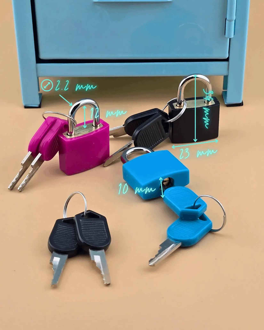 Mini Premium Padlocks with 2 Keys