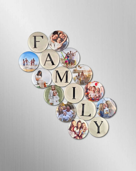 Custom Round Photo Magnets, Pins & Keychains