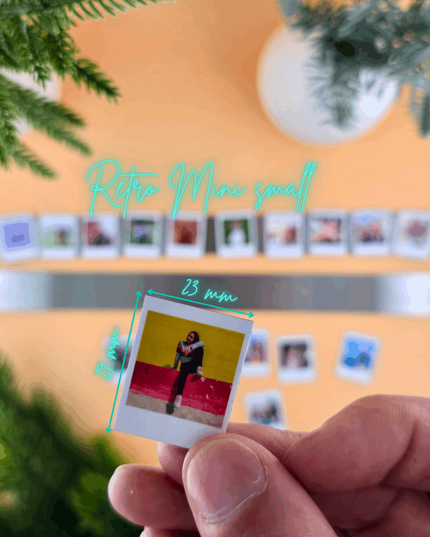 Mini Retro Magnetic Prints, Set of 10 1 set of 10 small mini retro Only set
