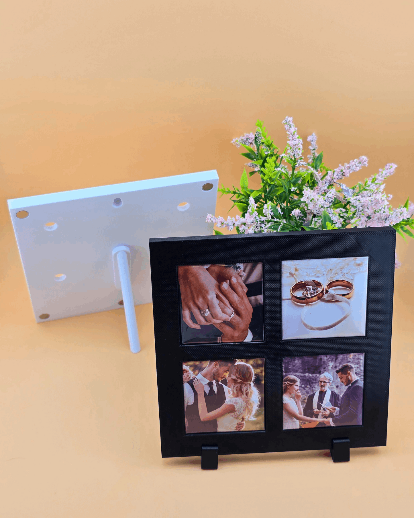 Magnetic Display Frame: Holds 4 Square Magnets