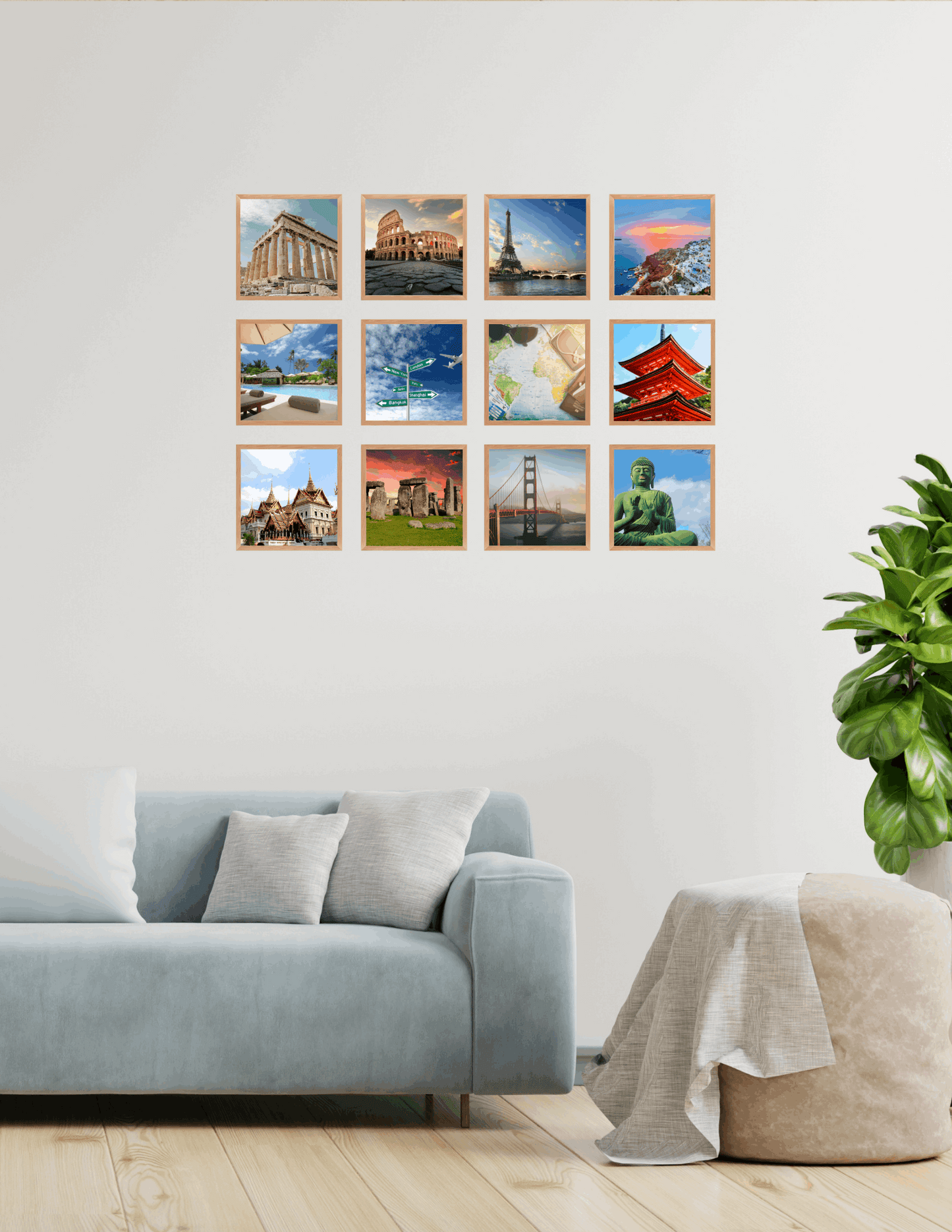 8x8 MagFrames – Peel & Stick Magnetic Frame for Gallery Walls & Home Decor