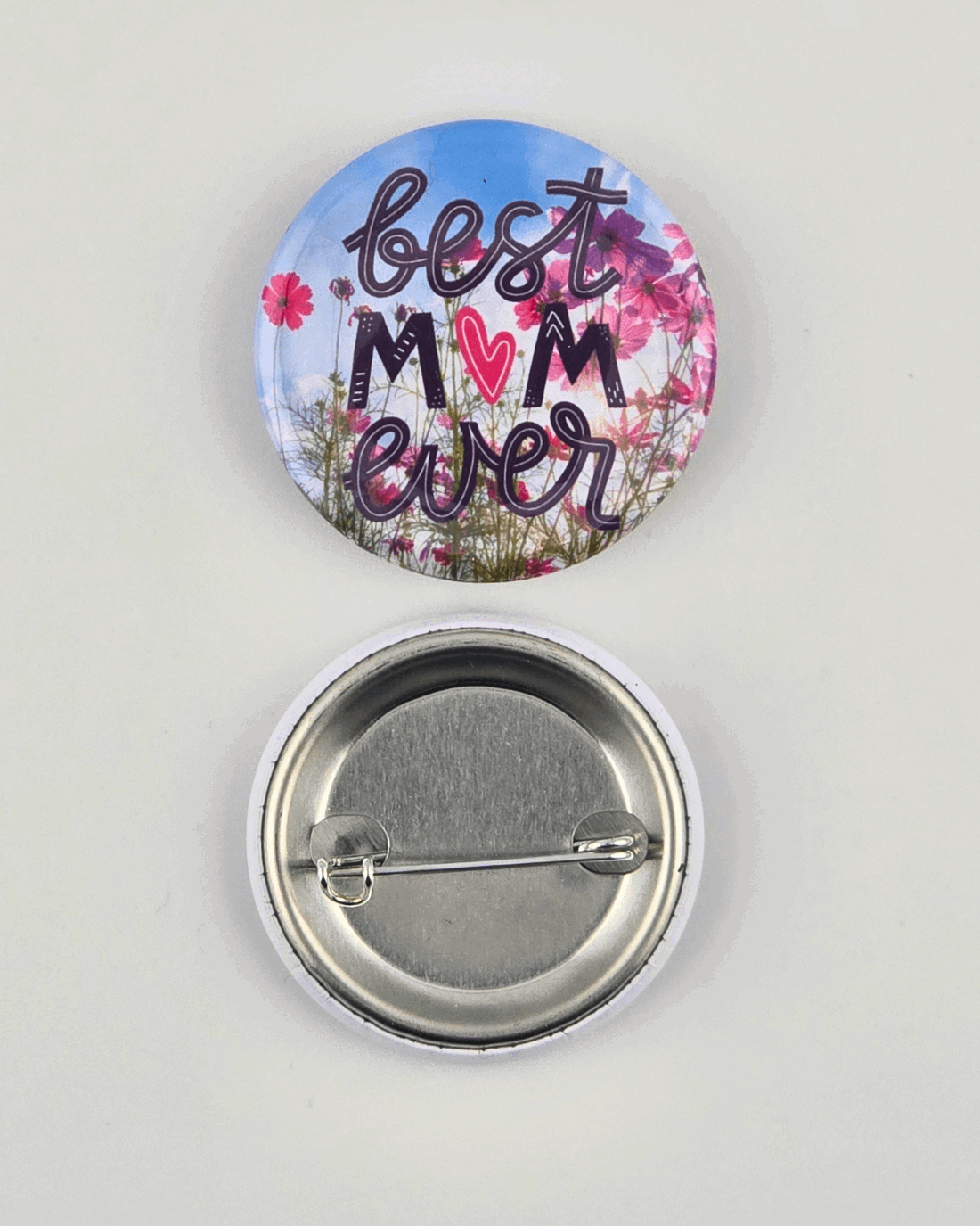 Round Premium "Mothers day" Pin - 1.5" No.4