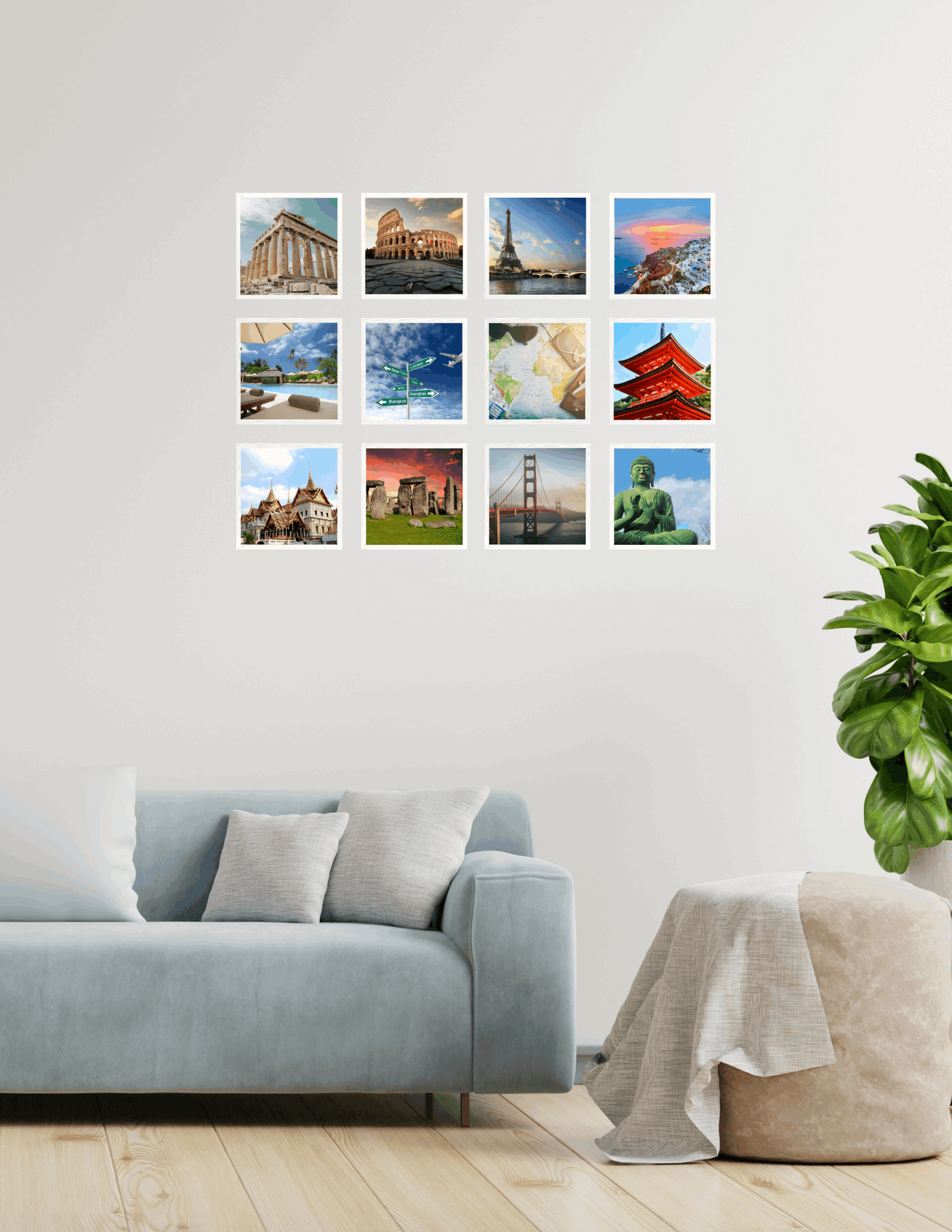 8x8 MagFrames – Peel & Stick Magnetic Frame for Gallery Walls & Home Decor