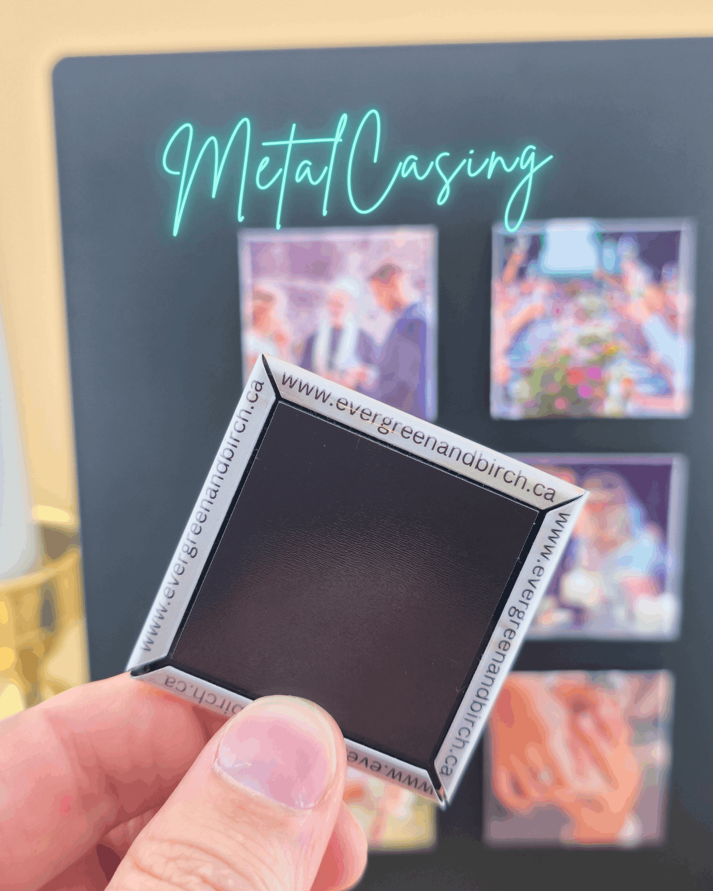 Premium Custom Photo Magnets 50x50mm - Set of 6