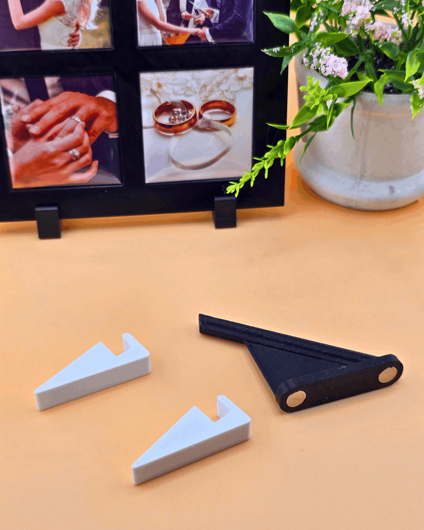 Magnetic Display Frame: Holds 4 Square Magnets