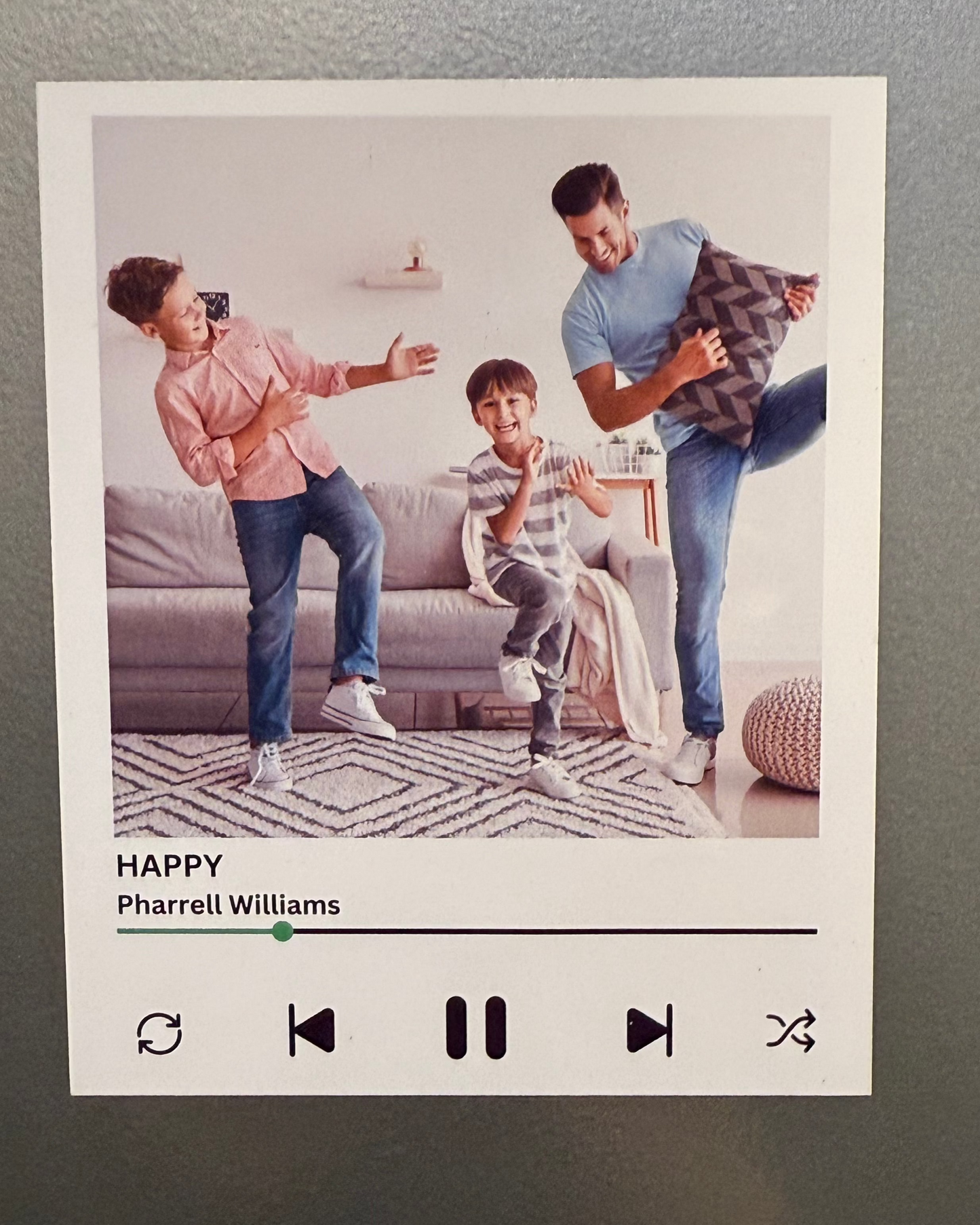 "NFC Music" -Retro Style-Custom Magnet Prints, Set of 2