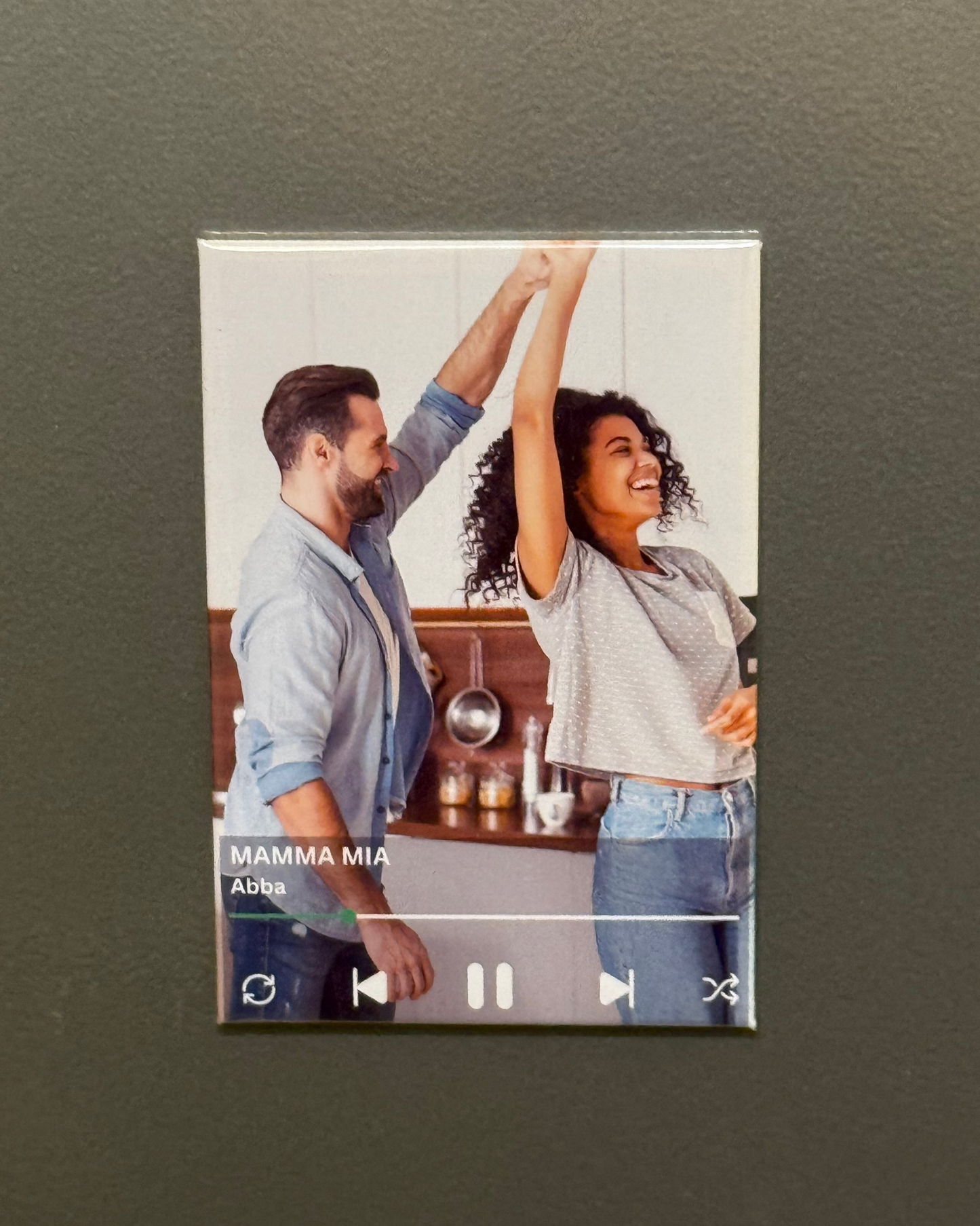 "NFC Music" -Premium- Custom Rectangle, Photo Magnets, Set of 2