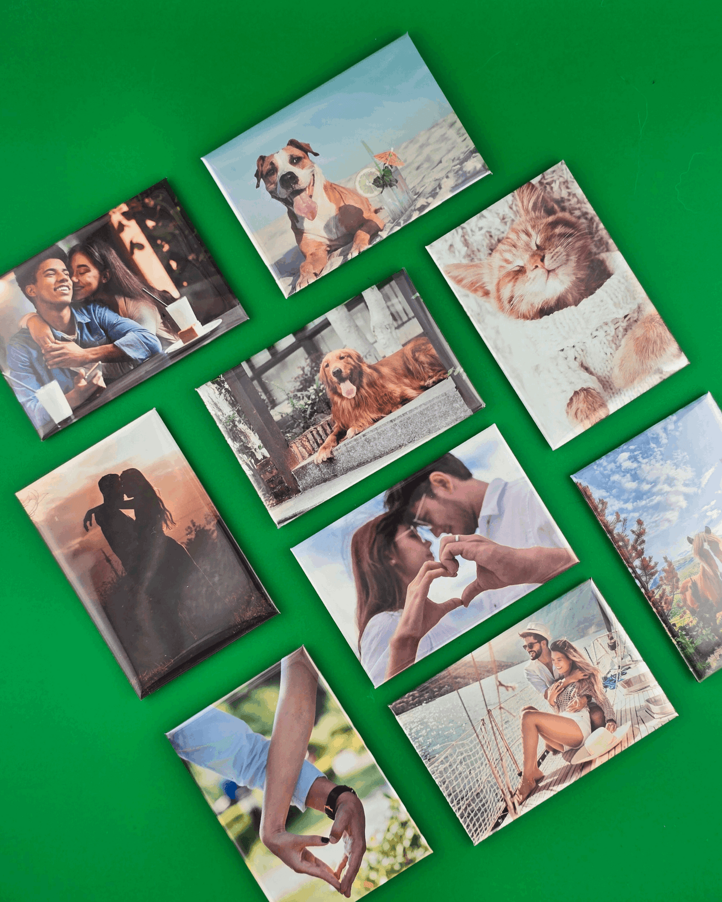 Premium Custom Photo Magnets 80x53mm - Set of 6