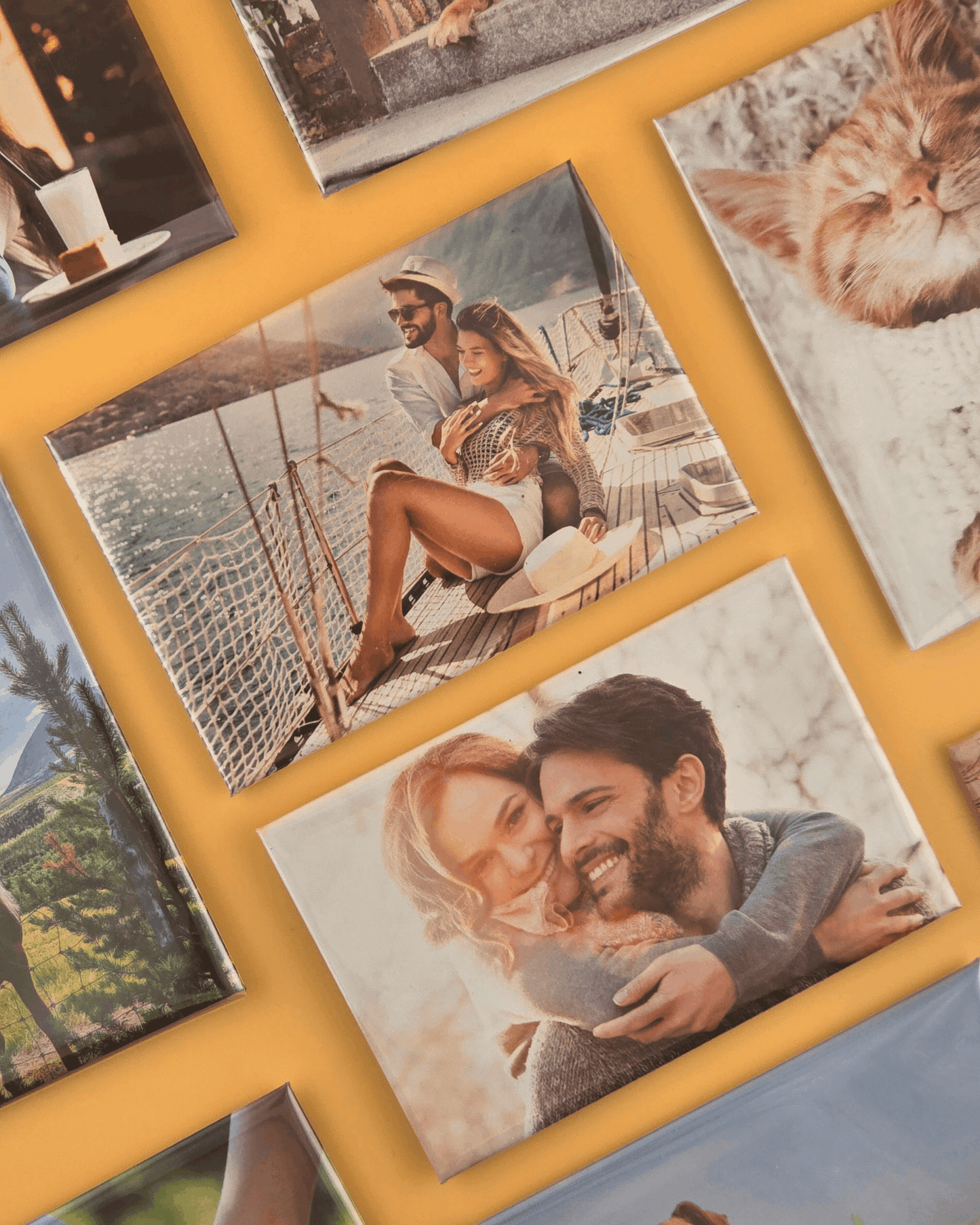 Premium Custom Photo Magnets 80x53mm - Set of 6