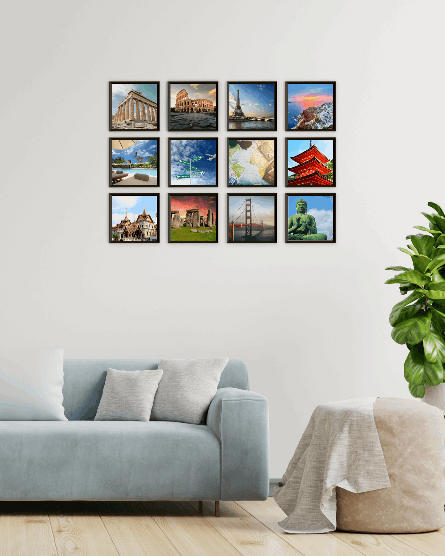 8x8 MagFrames – Peel & Stick Magnetic Frame for Gallery Walls & Home Decor