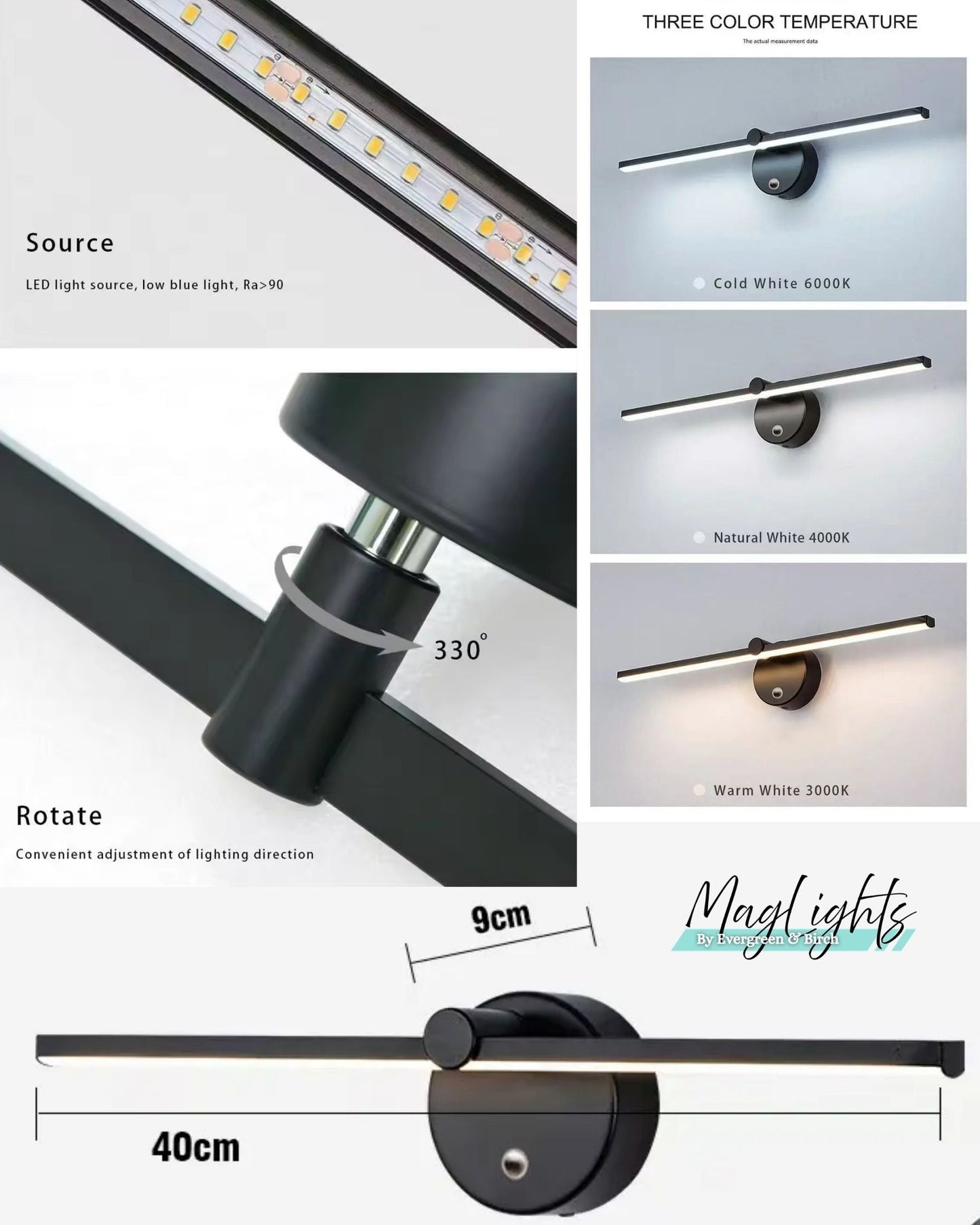 MagLight Magnetic Picture Light | Wireless Gallery Wall Light