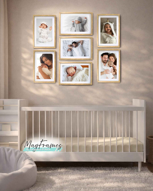 8x11 or 8x12 Magnetic Photo Frames – Peel & Stick Gallery Wall | MagFrames Canada
