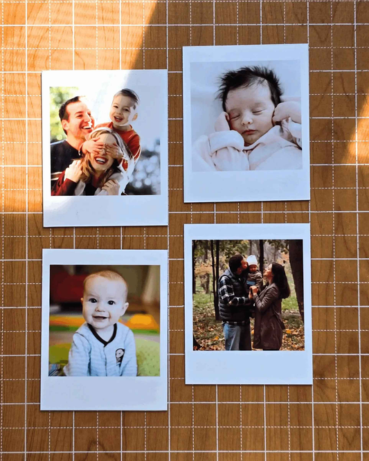 Retro Custom Photo Magnets | Vintage Instant Photo Style