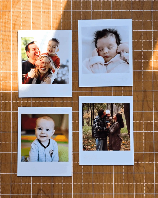 Retro Custom Photo Magnets | Vintage Instant Photo Style