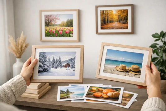 How to Update Wall Photos Seasonally at Home