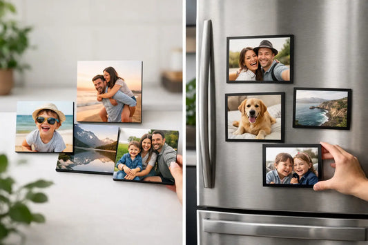 Photo Tiles vs Magnetic Frames: Which Fits?