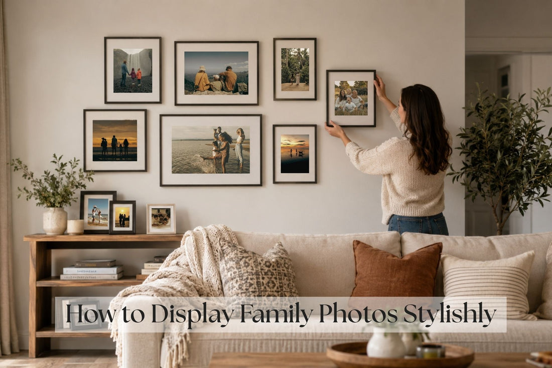 How to Display Family Photos Stylishly