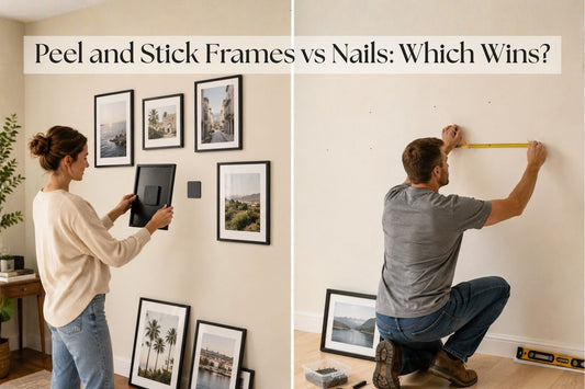 Peel and Stick Frames vs Nails: Which Wins?