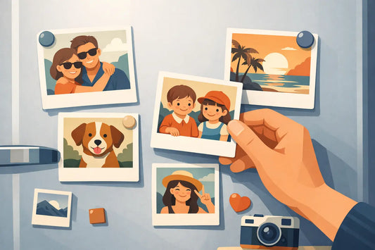 Retro Photo Magnets That Feel Personal