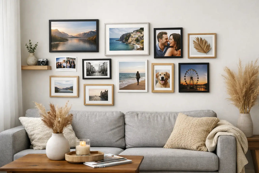 9 Renter Friendly Photo Wall Examples