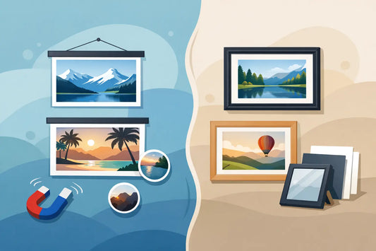 Magnetic Photo Frames vs Framed Prints