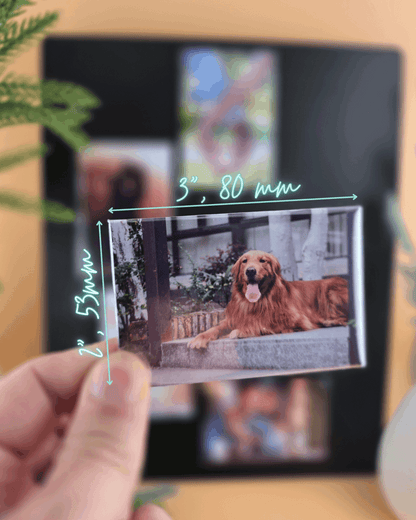 Premium Custom Photo Magnets 80x53mm - Set of 6