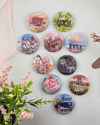 Round Premium "Mothers day" Magnet - 1.5"