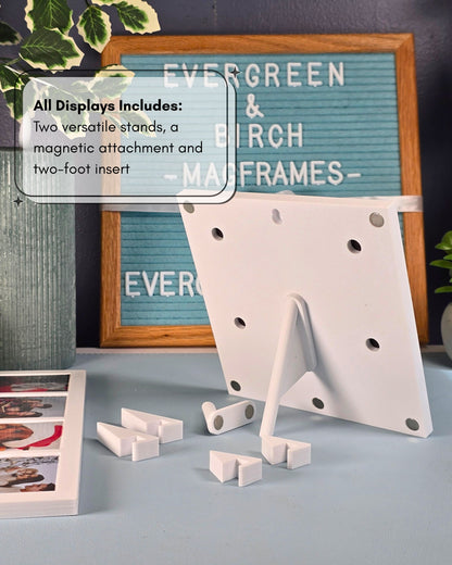 Magnetic Display Frame: Holds 4 Square Magnets