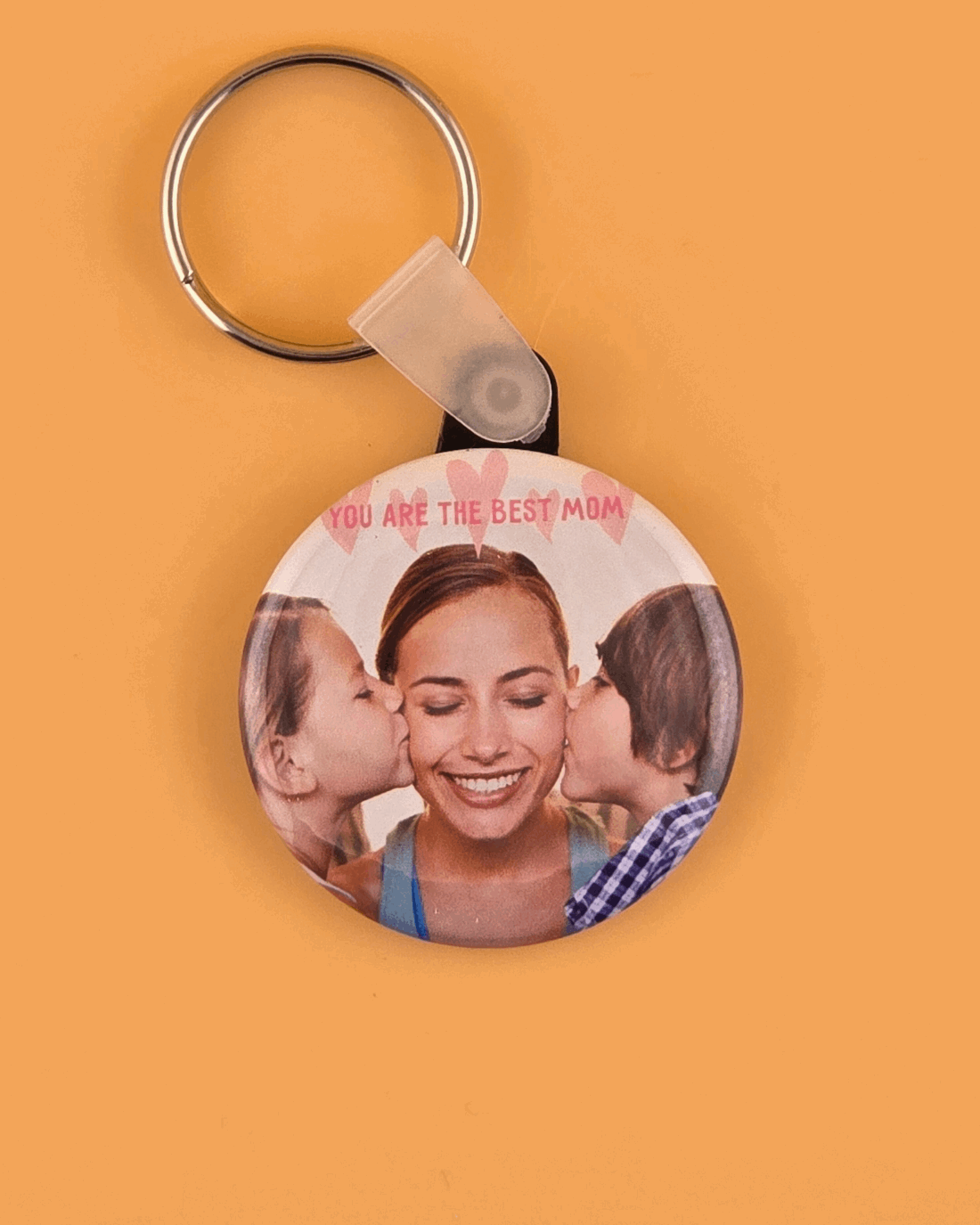 Round Premium "Mothers day" Key chain - 1.5" Custom Photo
