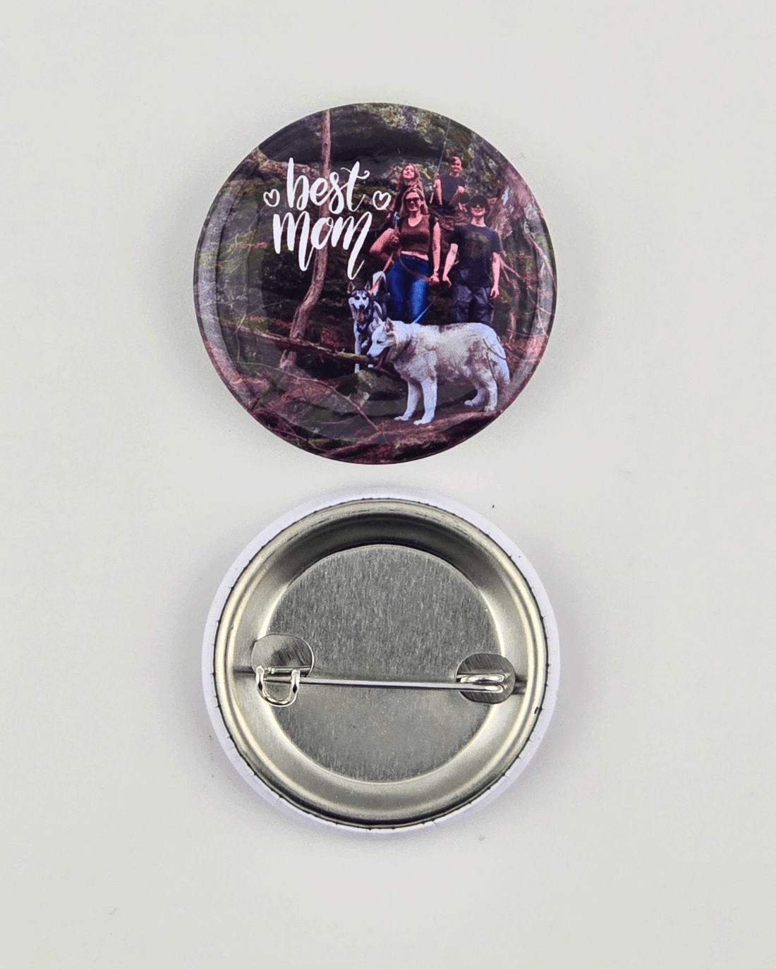 Round Premium "Mothers day" Pin - 1.5"