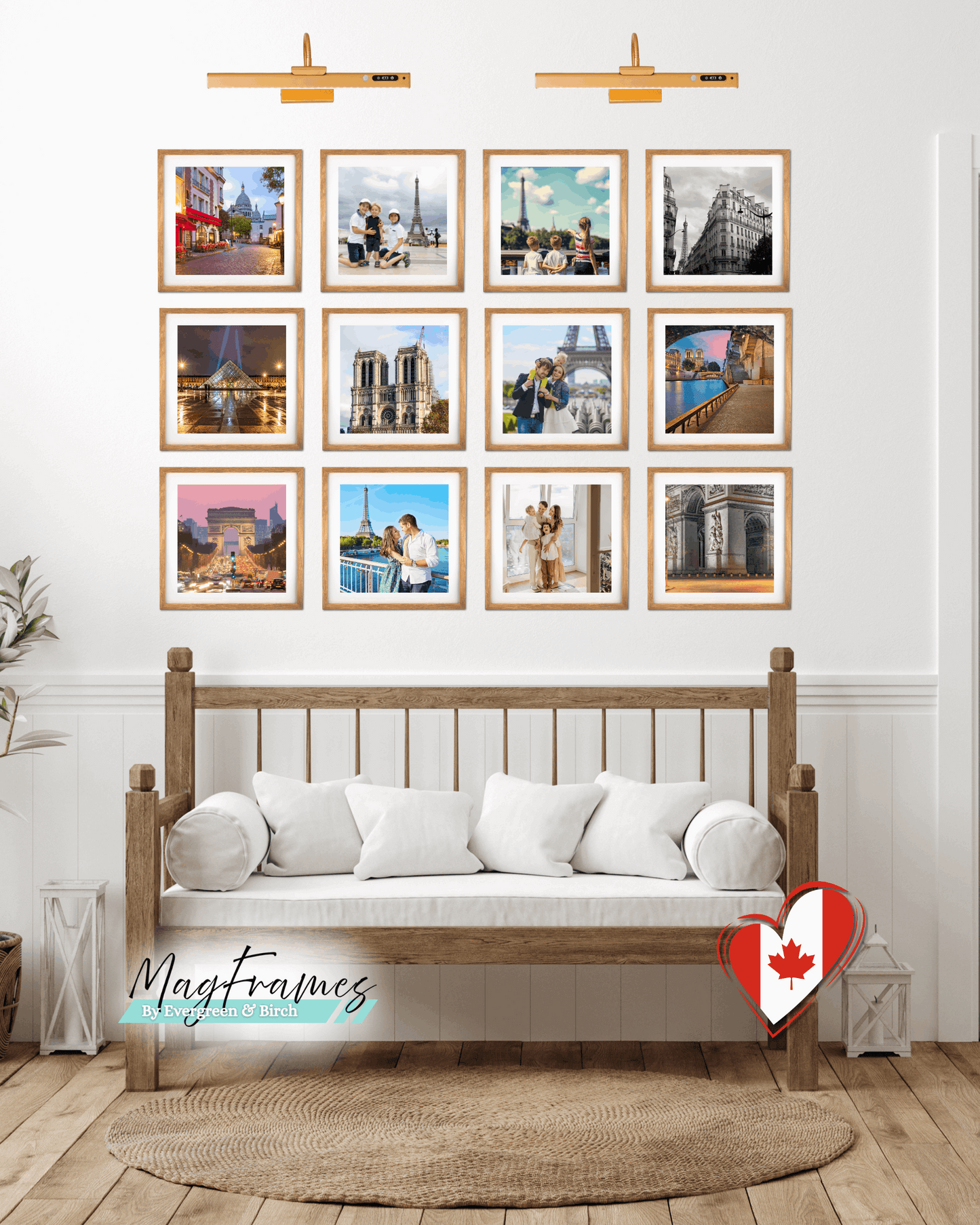 12x12 MagFrames – Magnetic Peel & Stick Photo Frame for Gallery Walls & Home Decor