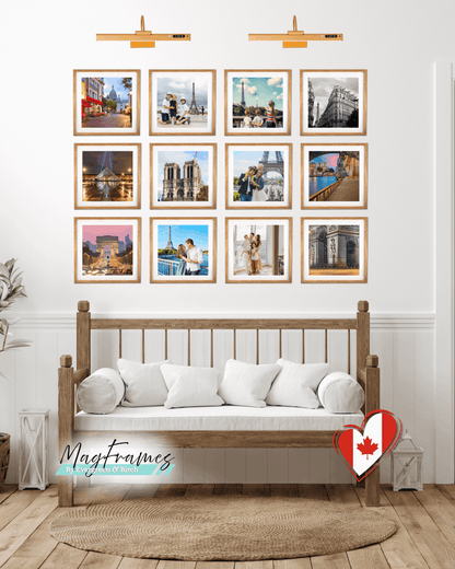 12x12 MagFrames – Magnetic Peel & Stick Photo Frame for Gallery Walls & Home Decor