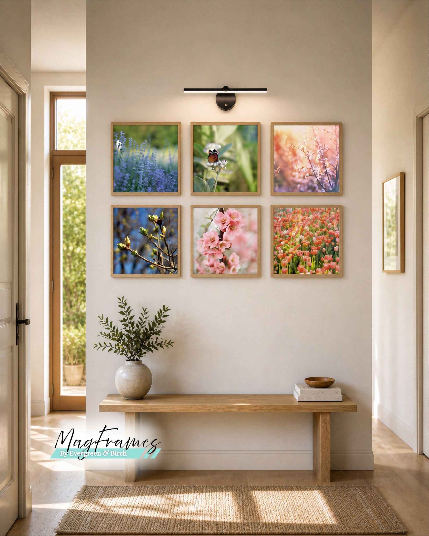 12x12 Magnetic Photo Frames – Peel & Stick Gallery Wall | MagFrames Canada