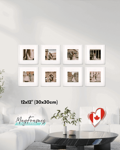 12x12 MagFrames – Magnetic Peel & Stick Photo Frame for Gallery Walls & Home Decor