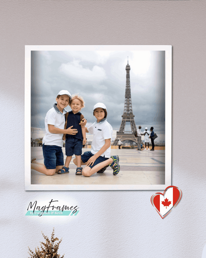 12x12 MagFrames – Magnetic Peel & Stick Photo Frame for Gallery Walls & Home Decor