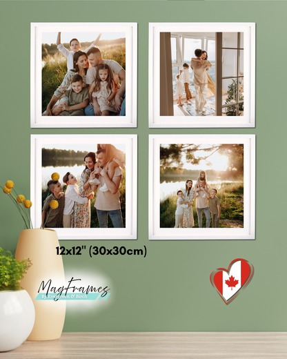 12x12 MagFrames – Magnetic Peel & Stick Photo Frame for Gallery Walls & Home Decor
