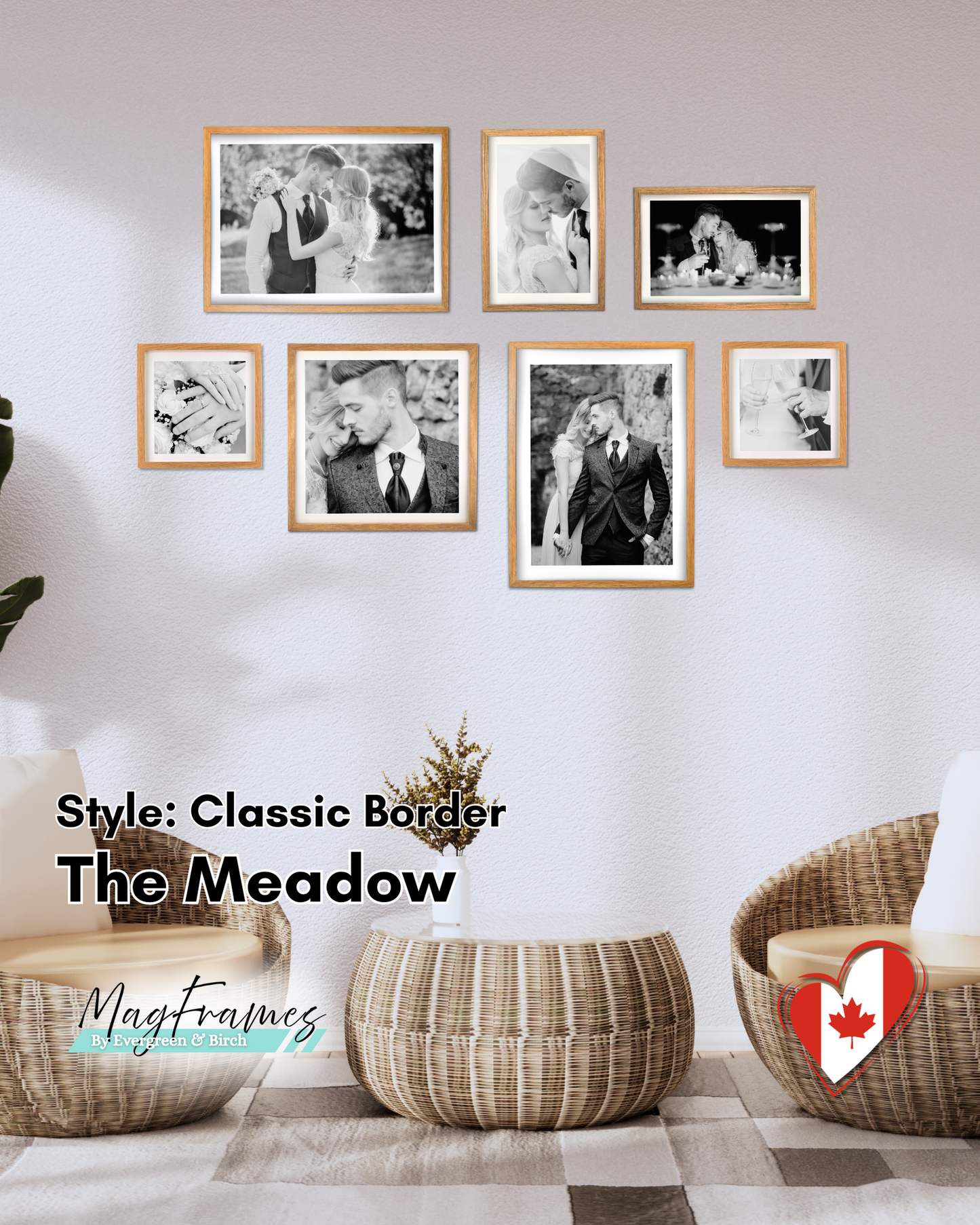 MagFrames The Meadow 7-Piece Gallery Wall