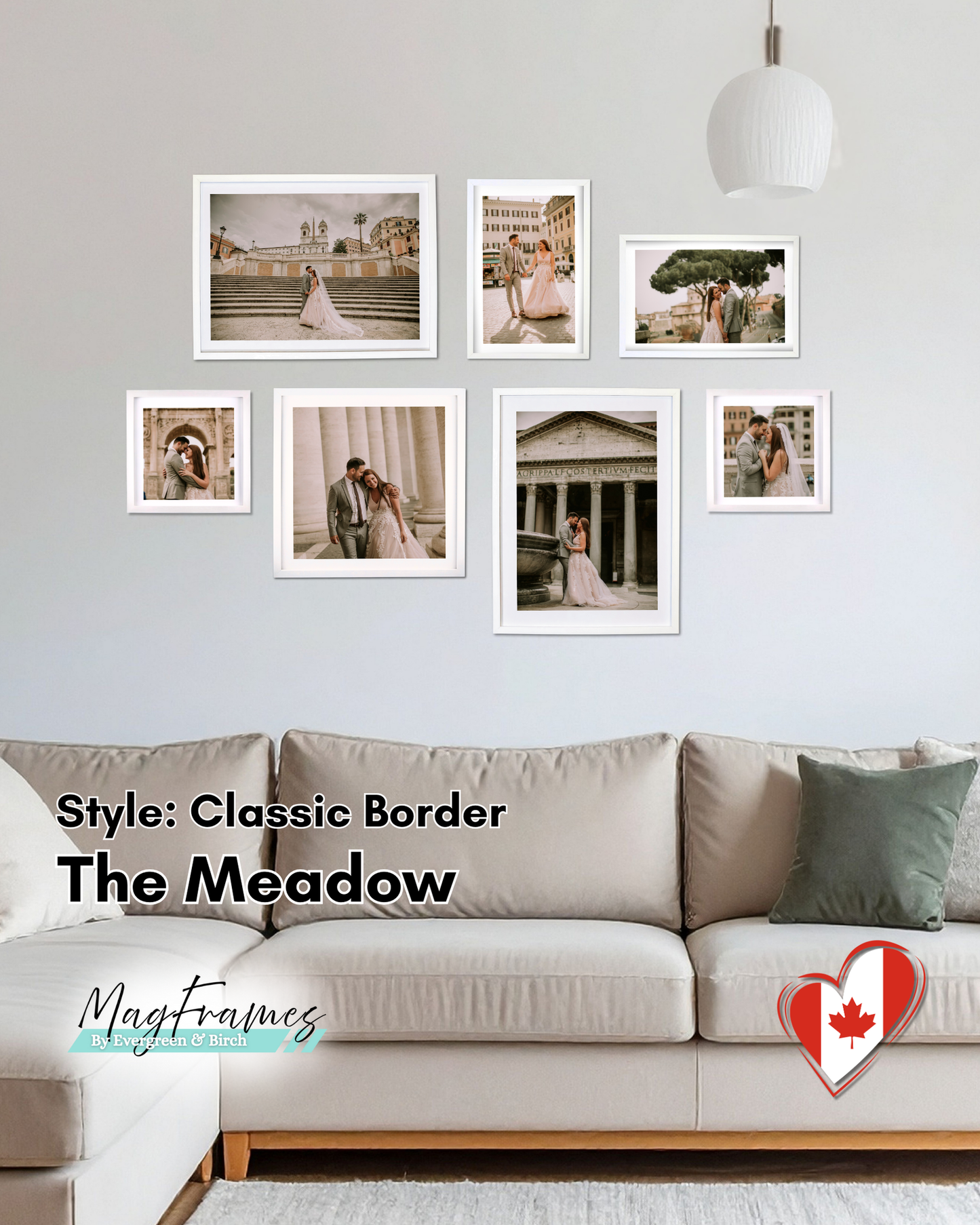 MagFrames The Meadow 7-Piece Gallery Wall