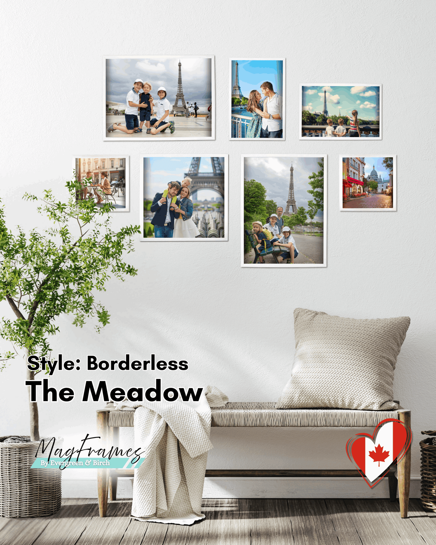 MagFrames The Meadow 7-Piece Gallery Wall