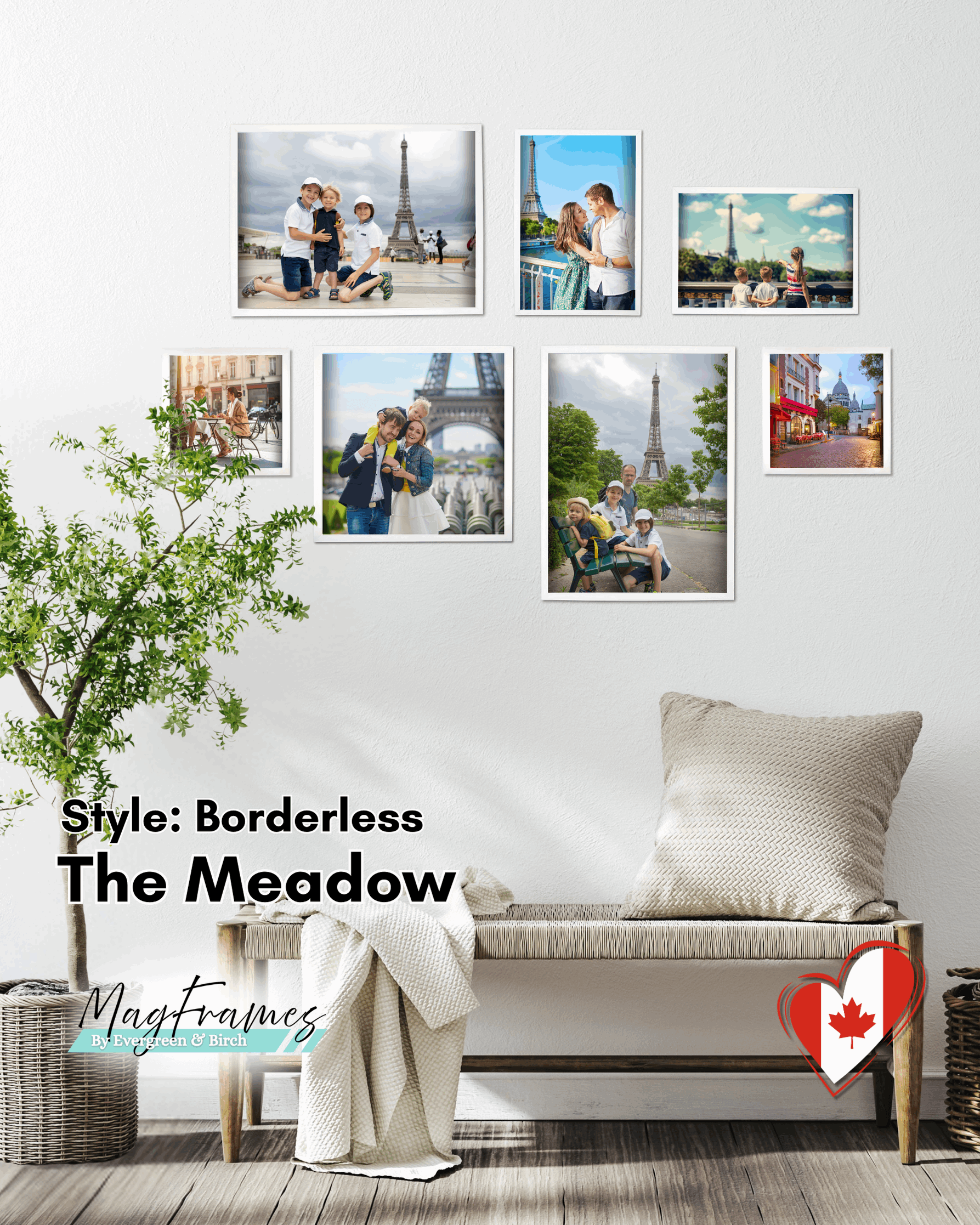 MagFrames The Meadow 7-Piece Gallery Wall