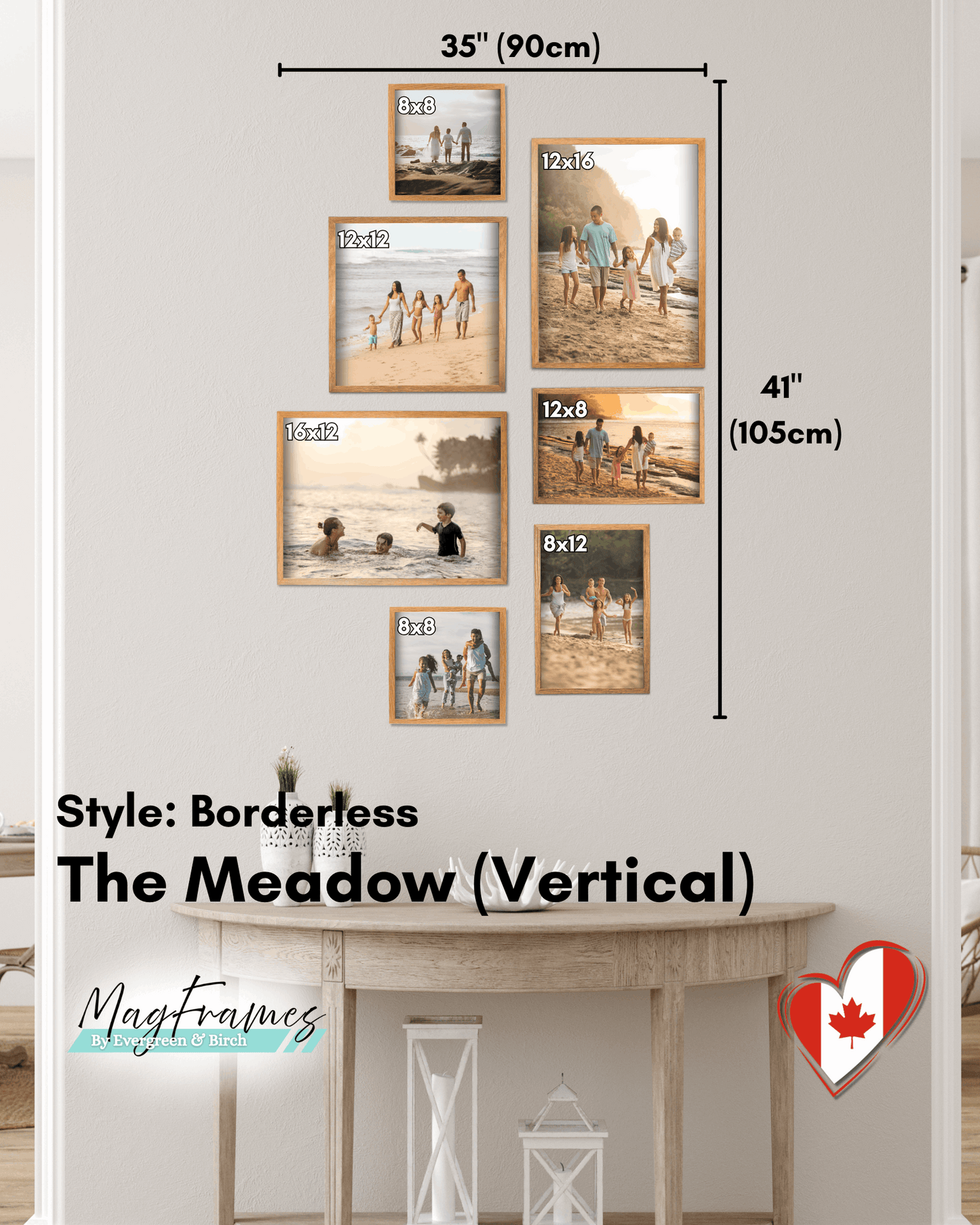 MagFrames The Meadow 7-Piece Gallery Wall