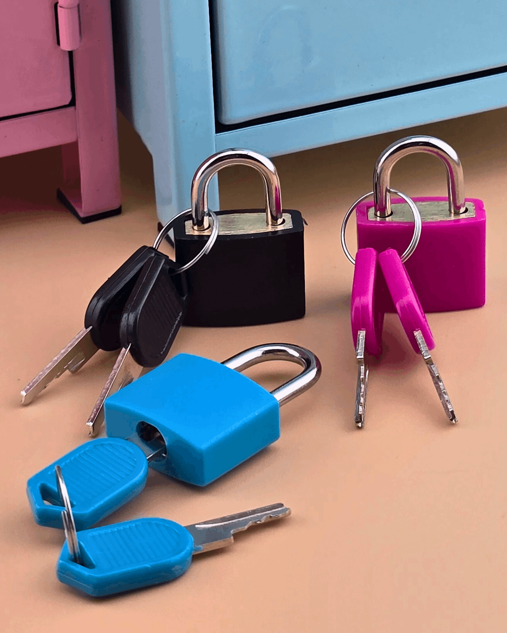 Mini Premium Padlocks with 2 Keys