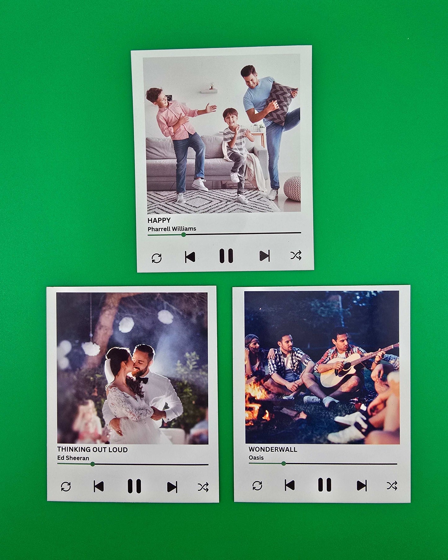 "NFC Music" -Retro Style-Custom Magnet Prints, Set of 2