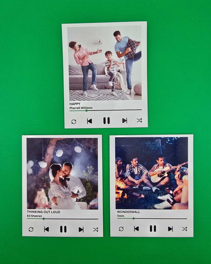 "NFC Music" -Retro Style-Custom Magnet Prints, Set of 2